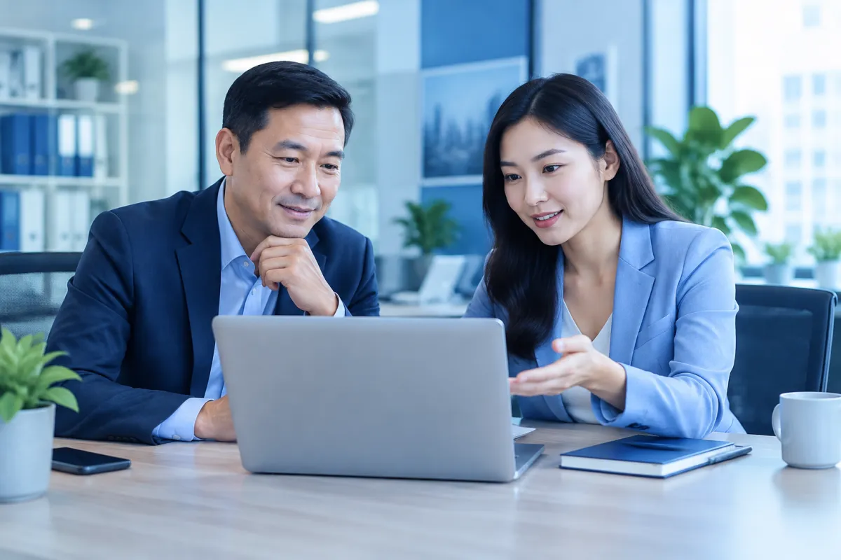 Chủ doanh nghiệp và nhân viên marketing đánh giá lợi ích chăm sóc website đối với khách hàng và kinh doanh