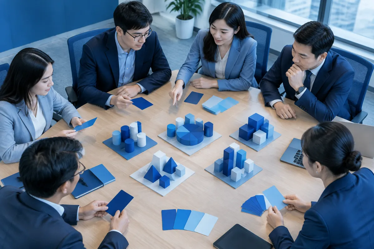 Các cổ đông thảo luận cơ cấu sở hữu và những loại cổ phần trong công ty cổ phần