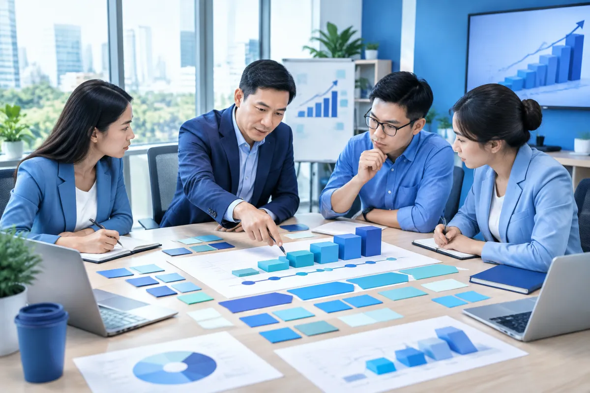 Chủ doanh nghiệp lập kế hoạch phân bổ ngân sách SEO theo mục tiêu kinh doanh