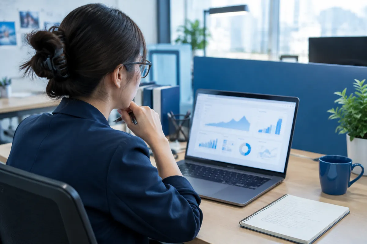 Chuyên viên phân tích cơ hội từ khóa trong quy trình Cách SEO 1 keyword lên top