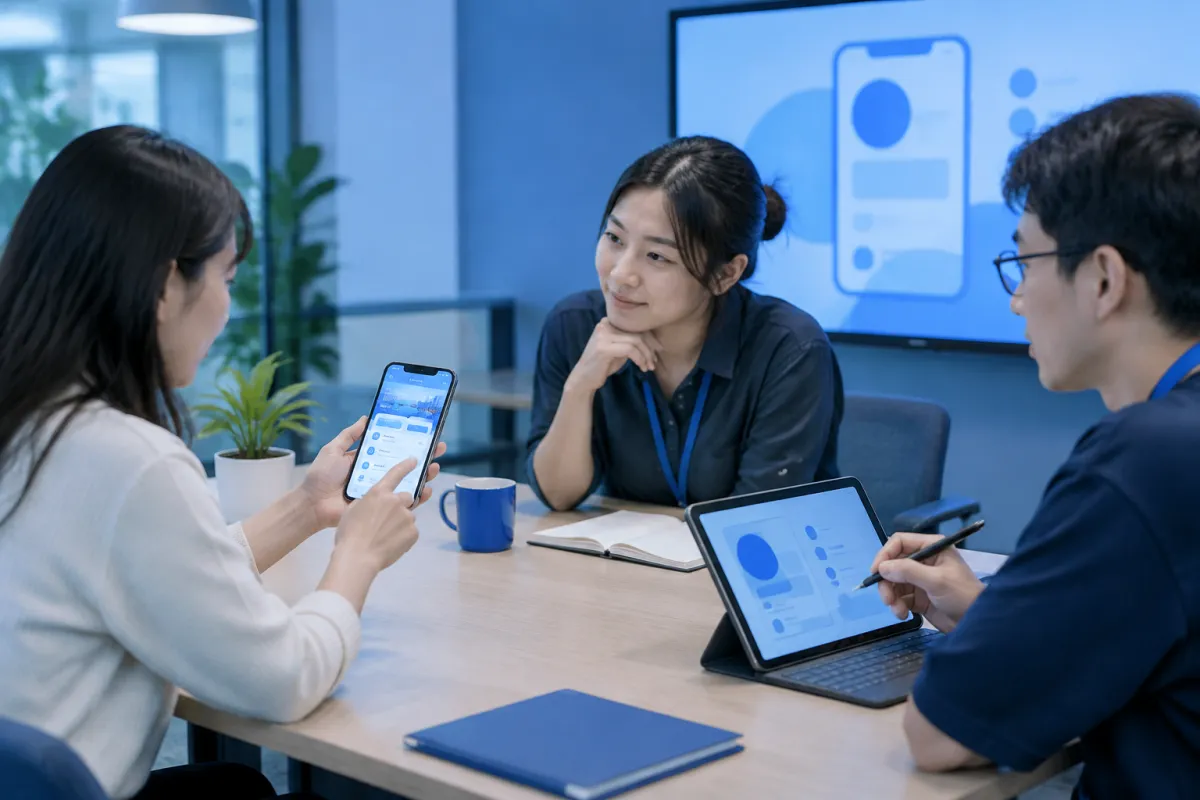 Chuyên viên UX kiểm thử nguyên mẫu để tối ưu chi phí thiết kế UX UI app mobile