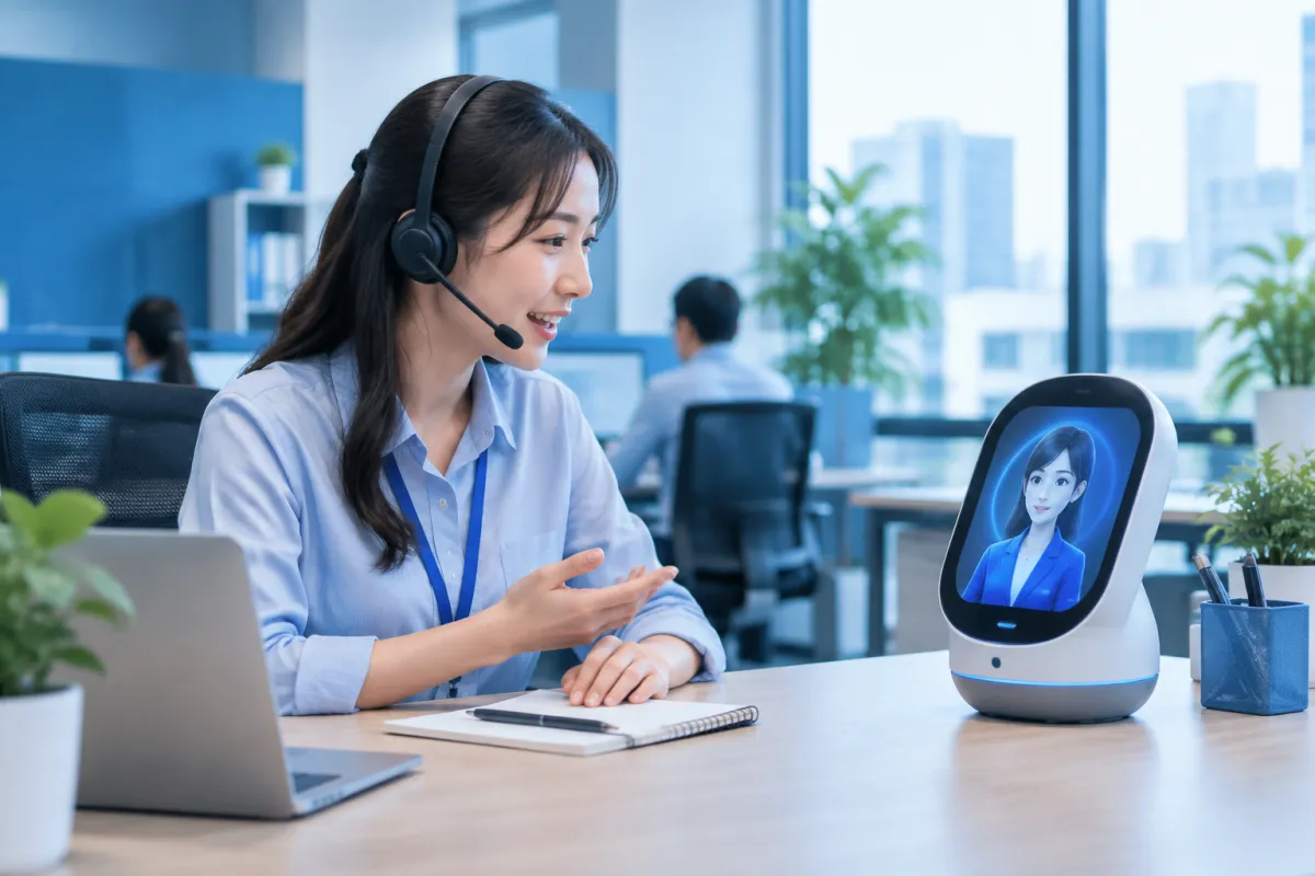 Trợ lý ảo AI hỗ trợ nhân viên doanh nghiệp Việt Nam trao đổi và giải đáp yêu cầu khách hàng
