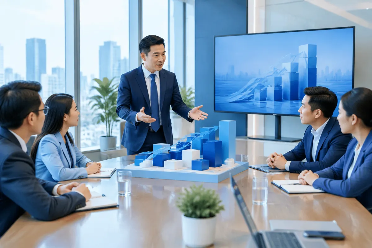 Doanh nghiệp trao đổi với nhà đầu tư về phương án huy động vốn của công ty cổ phần