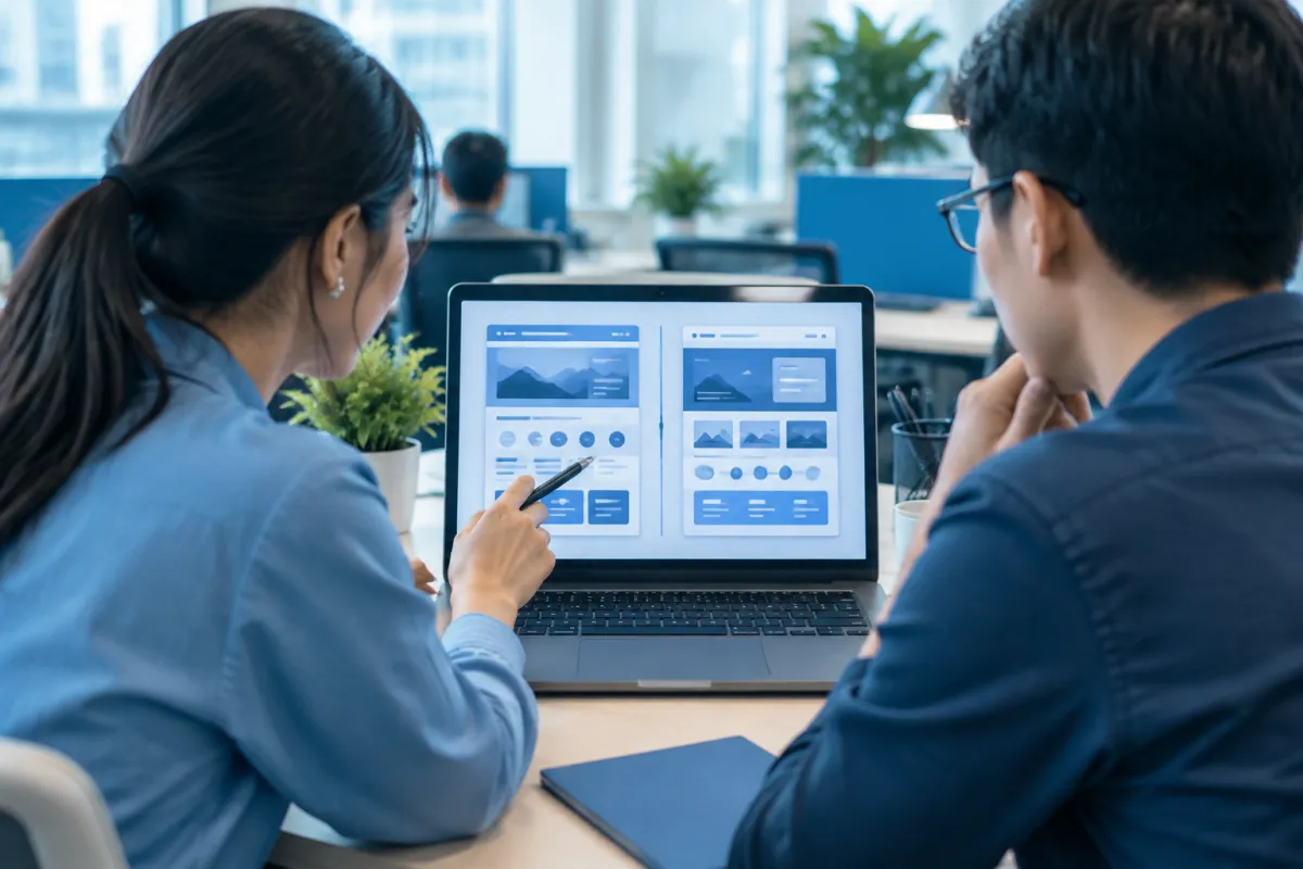 A/B Testing website giúp doanh nghiệp so sánh hai phiên bản trang web dựa trên hành vi người dùng
