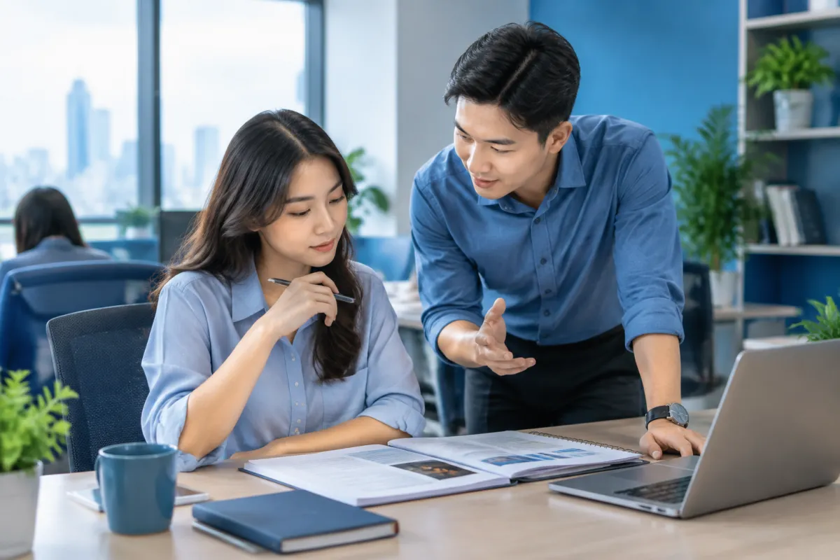 Chuyên viên nội dung xây dựng nội dung chuẩn SEO hữu ích trong văn phòng doanh nghiệp Việt Nam