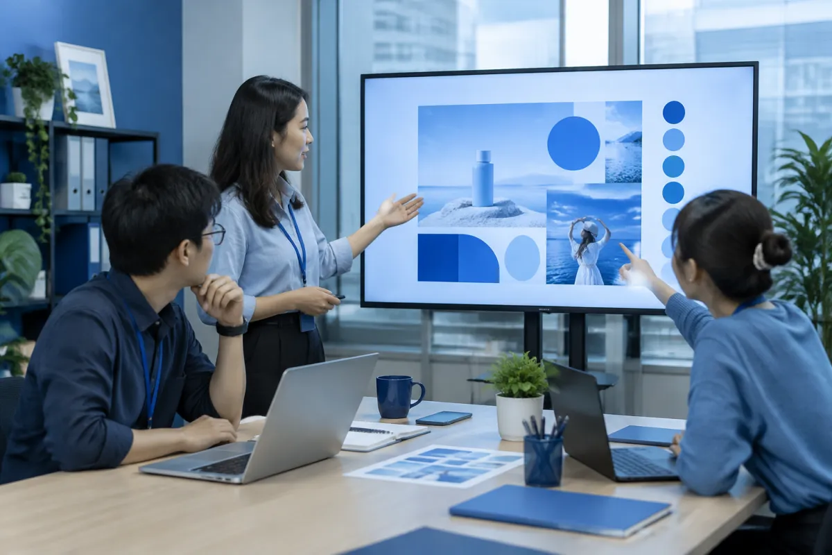 Đội ngũ cùng cộng tác và phê duyệt thiết kế bằng công cụ chỉnh sửa ảnh online